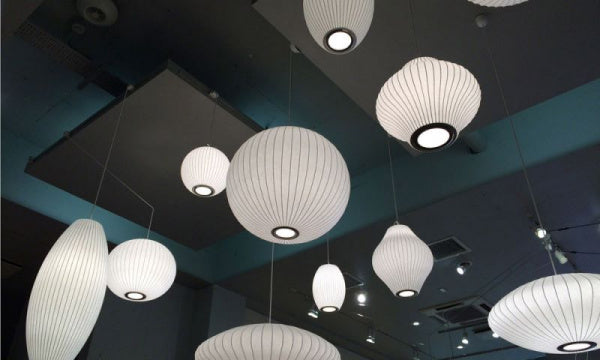 NELSON CrissCross Bubble Pendant Light Cigar