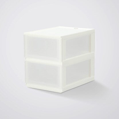 N-in-Box Vertical Half 2-Tier Clear