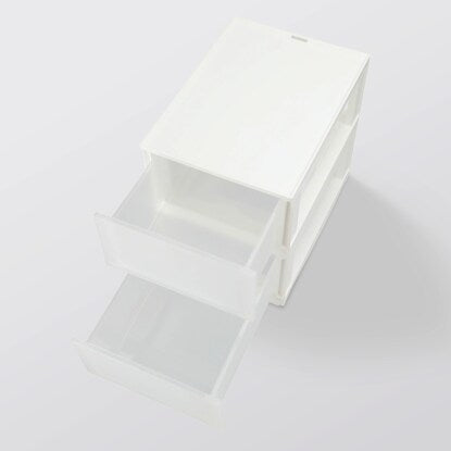 N-in-Box Vertical Half 2-Tier Clear