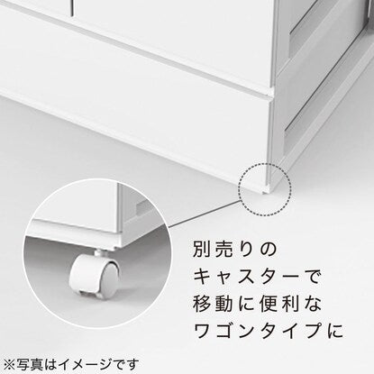 Drawers N-in-Box L Regular 3 Tiers/4 Drawers Clear