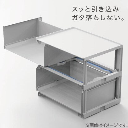 Drawers N-in-Box L Regular 3 Tiers/4 Drawers Clear