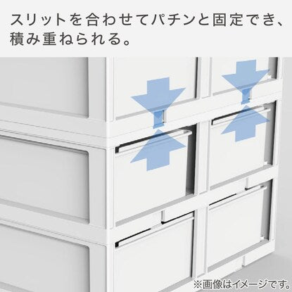 Drawers N-in-Box L Regular 3 Tiers/4 Drawers Clear