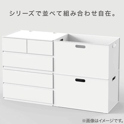 Drawers N-in-Box L Regular 3 Tiers/4 Drawers Clear