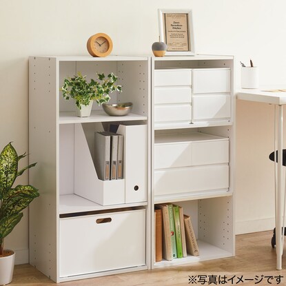 Drawers N-in-Box L Regular 3 Tiers/4 Drawers Clear
