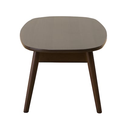 Folding table Rapport oval (dark brown)