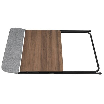 Folding desk with pocket (70 medium brown FT1)