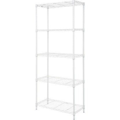 Steel rack (STANDARD, width 65 cm, 4 shelves, white)