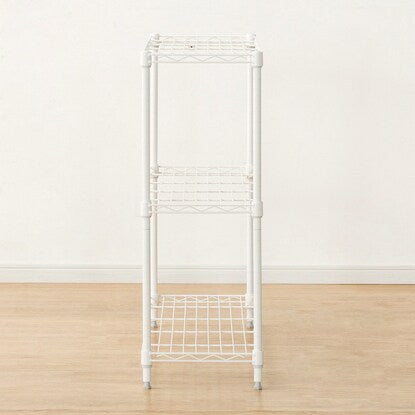 Steel rack (STANDARD, width 85cm, 2 shelves, white)