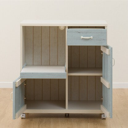 Kitchen cart (Marina 8075SL WW&amp;BL)