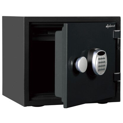 Crystal Fireproof and Waterproof Safe (Capacity 19L, Black)