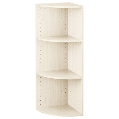 Interlocking N-Calabo Corner 3-Tier (White Wash)