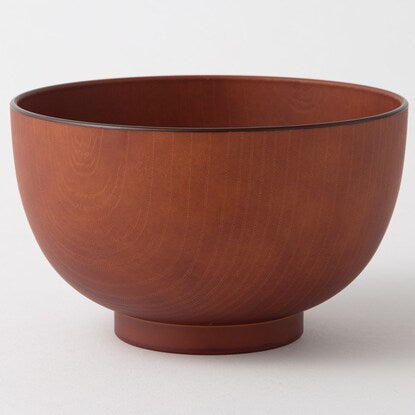 Shinkohagi Wood Grain Bowl (Brown)