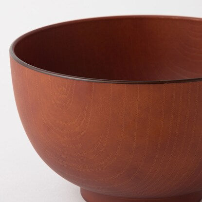 Shinkohagi Wood Grain Bowl (Brown)