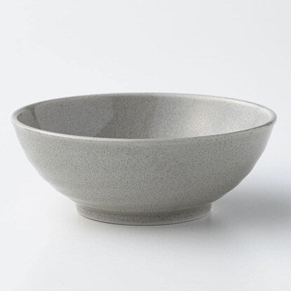 Ultra-lightweight small bowl Cal: Eclair (silver-gray glaze)