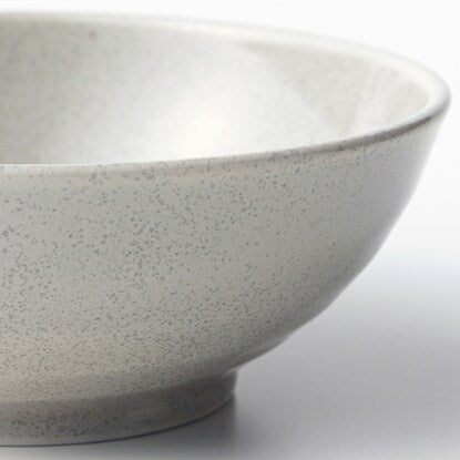 Ultra-lightweight small bowl Cal: Eclair (silver-gray glaze)