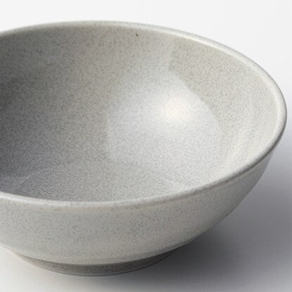 Ultra-lightweight small bowl Cal: Eclair (silver-gray glaze)