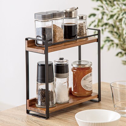 Acacia Table Spice Rack (SY01)