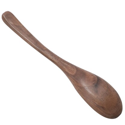 Easy to use slim wooden spoon (walnut)