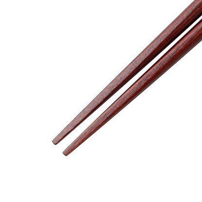 22.5cm Small Wave Carved Chopsticks with Square Tips, Set of 5