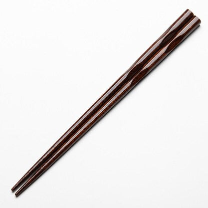 Easy to hold antibacterial chopsticks (medium brown, 21cm)