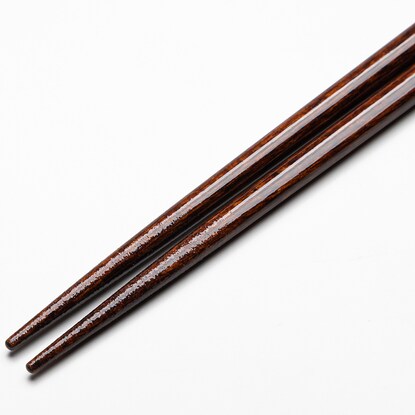 Easy to hold antibacterial chopsticks (medium brown, 21cm)