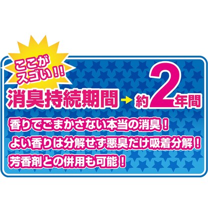 香りでごまかさない消臭剤（冷蔵庫用）