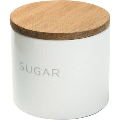 Porcelain canister 350ml (SUGAR)