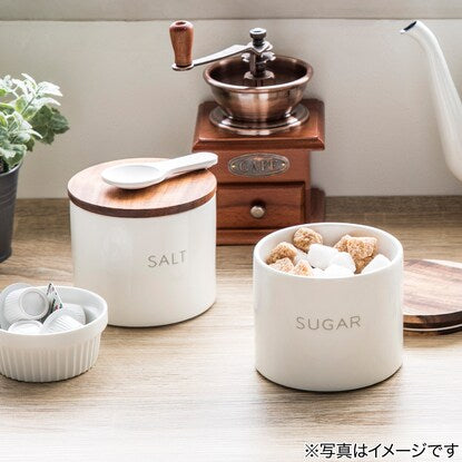 Porcelain canister 350ml (SUGAR)