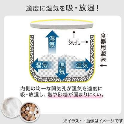 Porous ceramic canister SALT