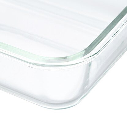 Heat-resistant glass storage container, rectangular (1040mL)