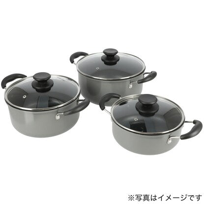 Gas stove, two-handled pot, 22cm (LE)