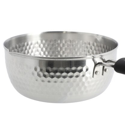 Rivet Hammered Stainless Steel Yukihira Pot 2 (18cm)