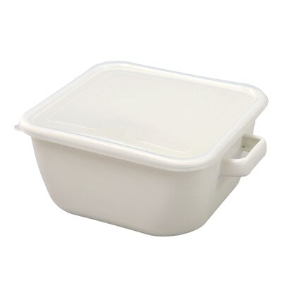 IH/Gas stovetop enamel square pot (deep 20cm) that can also be stored