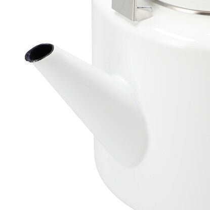 IH/Gas Fire Enamel Kettle 2.4L (White)