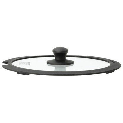 Silicone-rimmed glass lid for TORERU series (28cm)