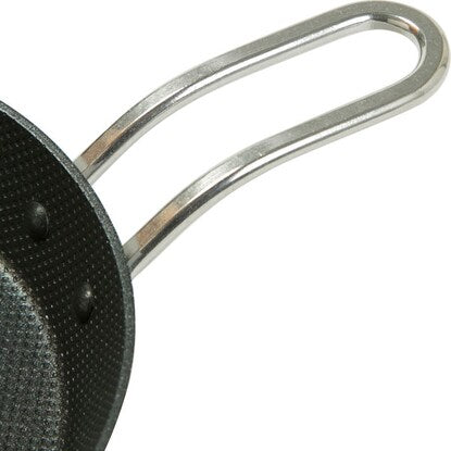 IH/Gas Fire Double-Layered Steel Grill Pan, One-Handed (20cm)