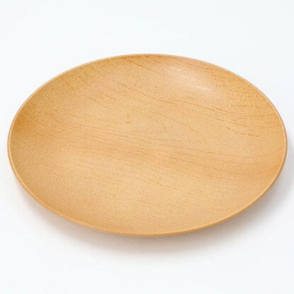 Quick-drying, wood-like, water-repellent plate (24cm, natural)