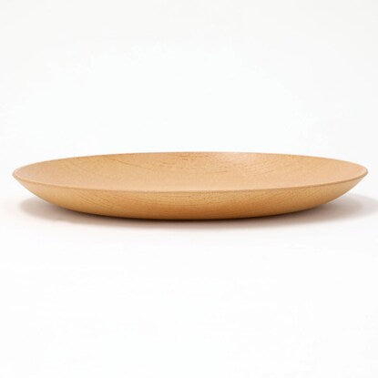 Quick-drying, wood-like, water-repellent plate (24cm, natural)