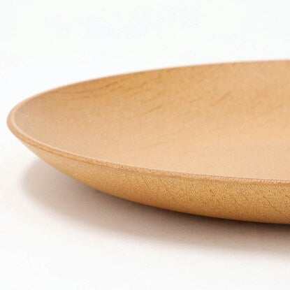 Quick-drying, wood-like, water-repellent plate (24cm, natural)