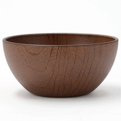 Quick-drying, water-repellent wooden bowl (12cm, dark brown)