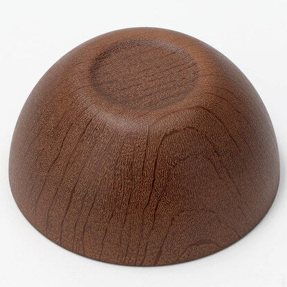 Quick-drying, water-repellent wooden bowl (12cm, dark brown)