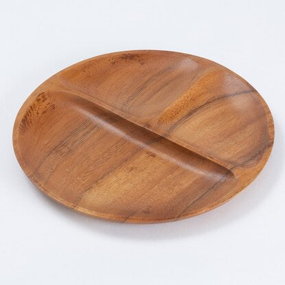 Round lunch plate (acacia)