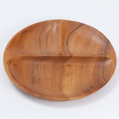 Round lunch plate (acacia)