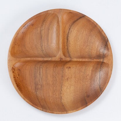 Round lunch plate (acacia)