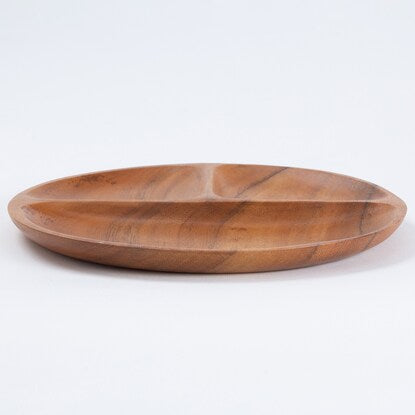 Round lunch plate (acacia)