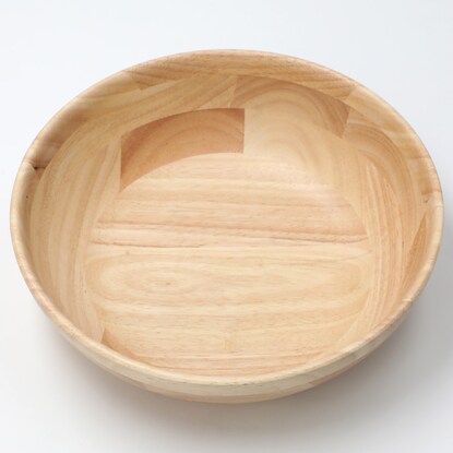 Wooden bowl (Round bowl, rubber, 24cm)