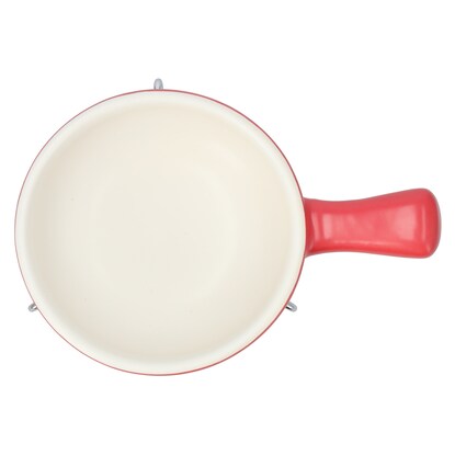 Gas Fire Cheese Fondue Set Chunky (Red)