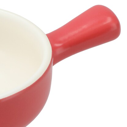 Gas Fire Cheese Fondue Set Chunky (Red)