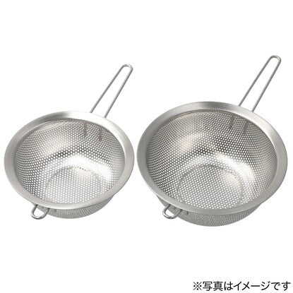 Stainless steel one-handed punching colander (L 21cm Days)