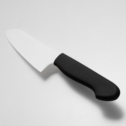 Soft Grip Ceramic Santoku (White KY021)